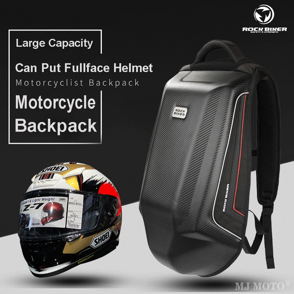 Carbon Fiber Motorcycle Backpack Waterproof Motorcycle Backpack 41l