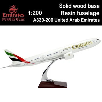 

1:200 Airbus A330-200 Model United Arab Emirates Airline Base Alloy Aircraft Plane Display Boys Toys Collection Adult Airliner