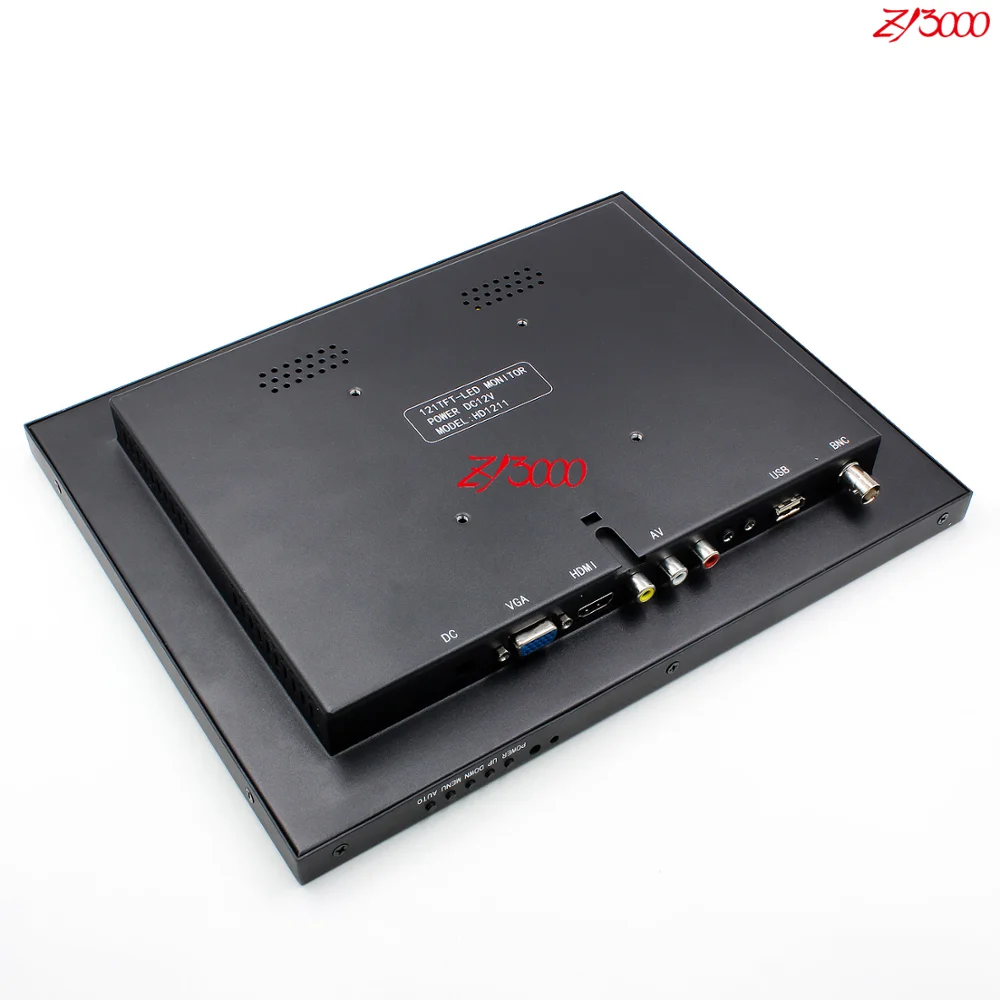 Новый 12 &quot4:3 Led монитор широкий экран HD lcd BNC видео монитор|Мониторы| |