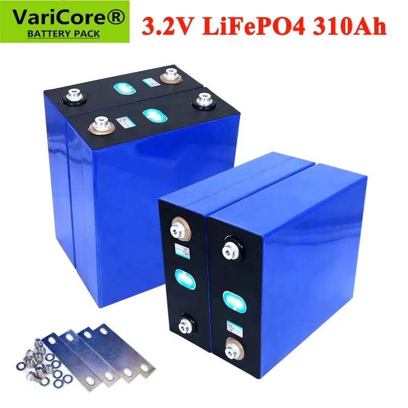 VariCore 3.2V 310Ah lifepo4 battery DIY 12V 24V 310AH Rechargeable battery pack for Electric car RV Solar Energy storage system