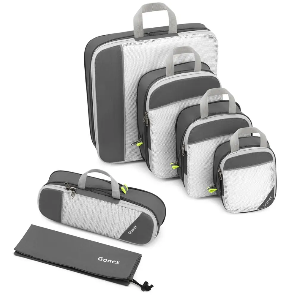 packing cubes in suitcase