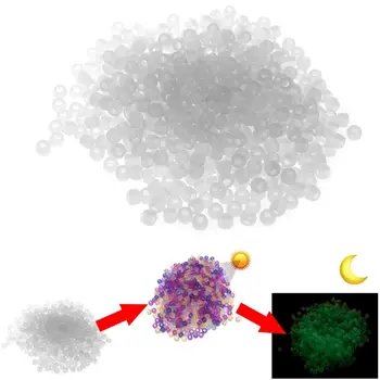 

1000Pcs UV Bead Color Change UV Reactive Plastic Pony Beads Glows in Dark Beads