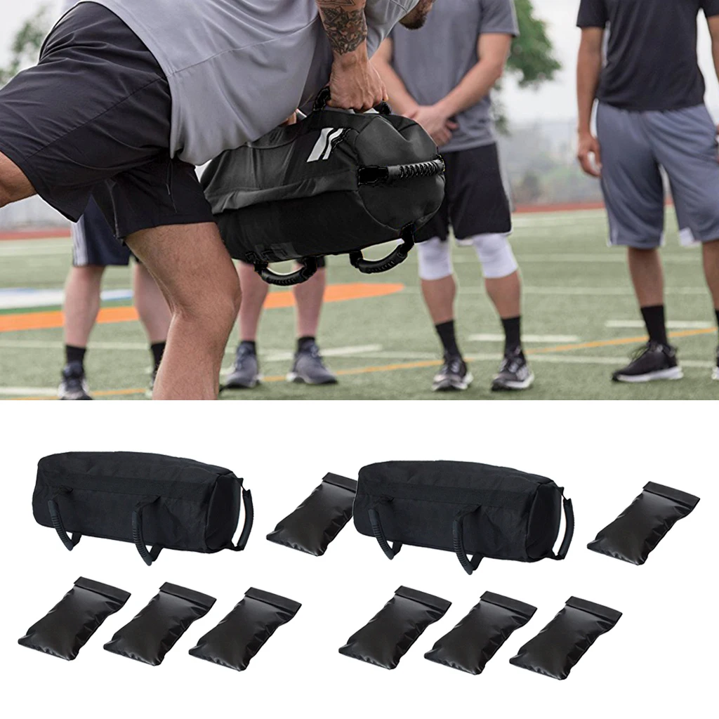 10 Pieces Heavy Duty Workout Sandbags Weightlifting Sandbag Strength Bags
