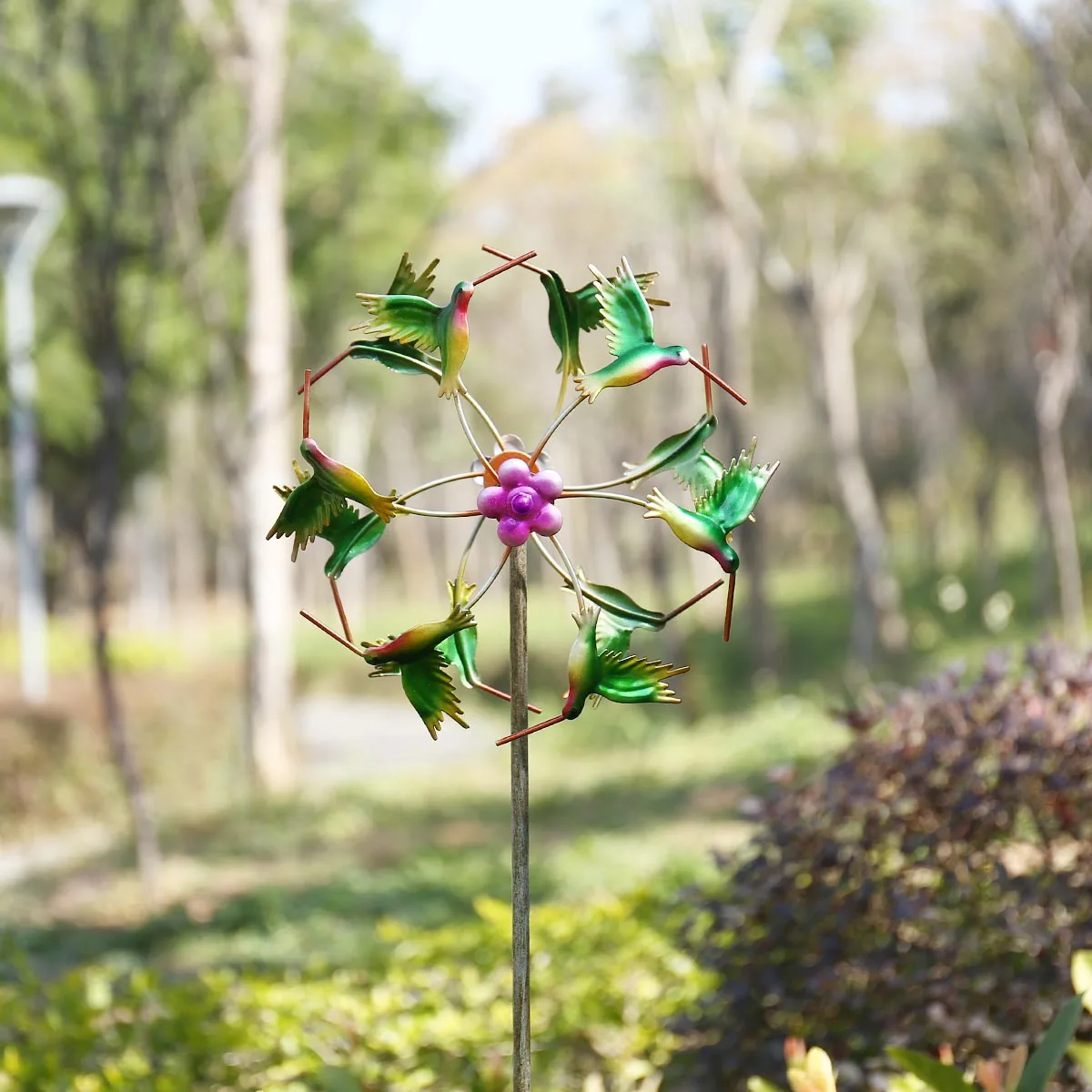 3D Wind Spinner Windmill Garden Decor