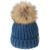 FURTALK Kids Winter Hat Beanie Hat Toddler Boys Girls Knit Faux Fur Pom Pom Hat Age1-10 Years Baby Child Winter Cotton Lined Cap 15