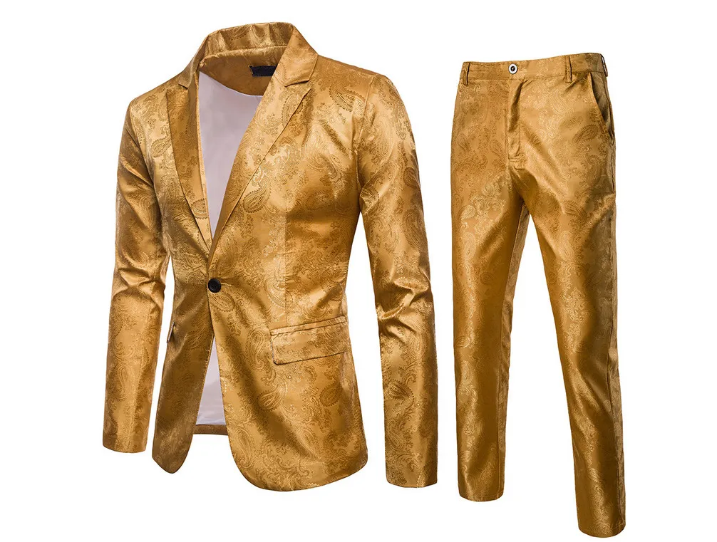 Мужской костюм с блейзером приталенный пиджак смокинг брюки формальный вечерний