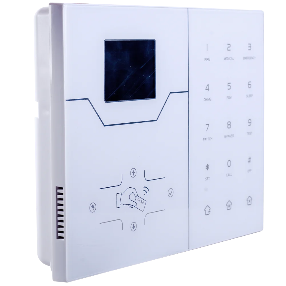 433Mhz or 868Mhz French Voice Prompt TCP Ip Alarm GSM Smart Aome Alarm system With WebIE and App Control