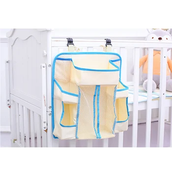 

Nursery Organizer Baby Diaper Caddy Hanging Organization Storage Bag for Crib WWO66