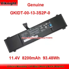 Echt GKIDT-00-13-3S2P-0 Batterij 3ICP7/63/69-2 Voor Schenker Xmg Fusion 15 XFU15L19 Xpg Xenia 15 Laptop 11.4V 8200Mah 93.48Wh