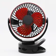 Зажим на вентилятор с ночной Светильник Usb Clip Desk Персональный вентилятор 4 в 1 приложения Перезаряжаемые вентилятор