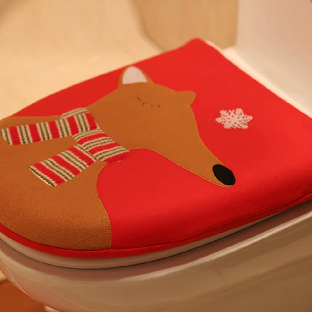 Weihnachtsmann Badezimmer набор, матовый, WC Weihnachtsdeko DE