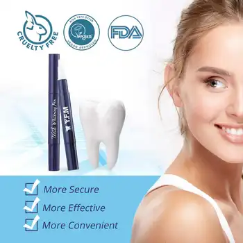 

18Pcs/set Teeth Whitening Pen Desensitize Strip Tooth Wipe Dust-Proof Box 3D Decontamination Bleach Oral Dental Care Gel Pen Set
