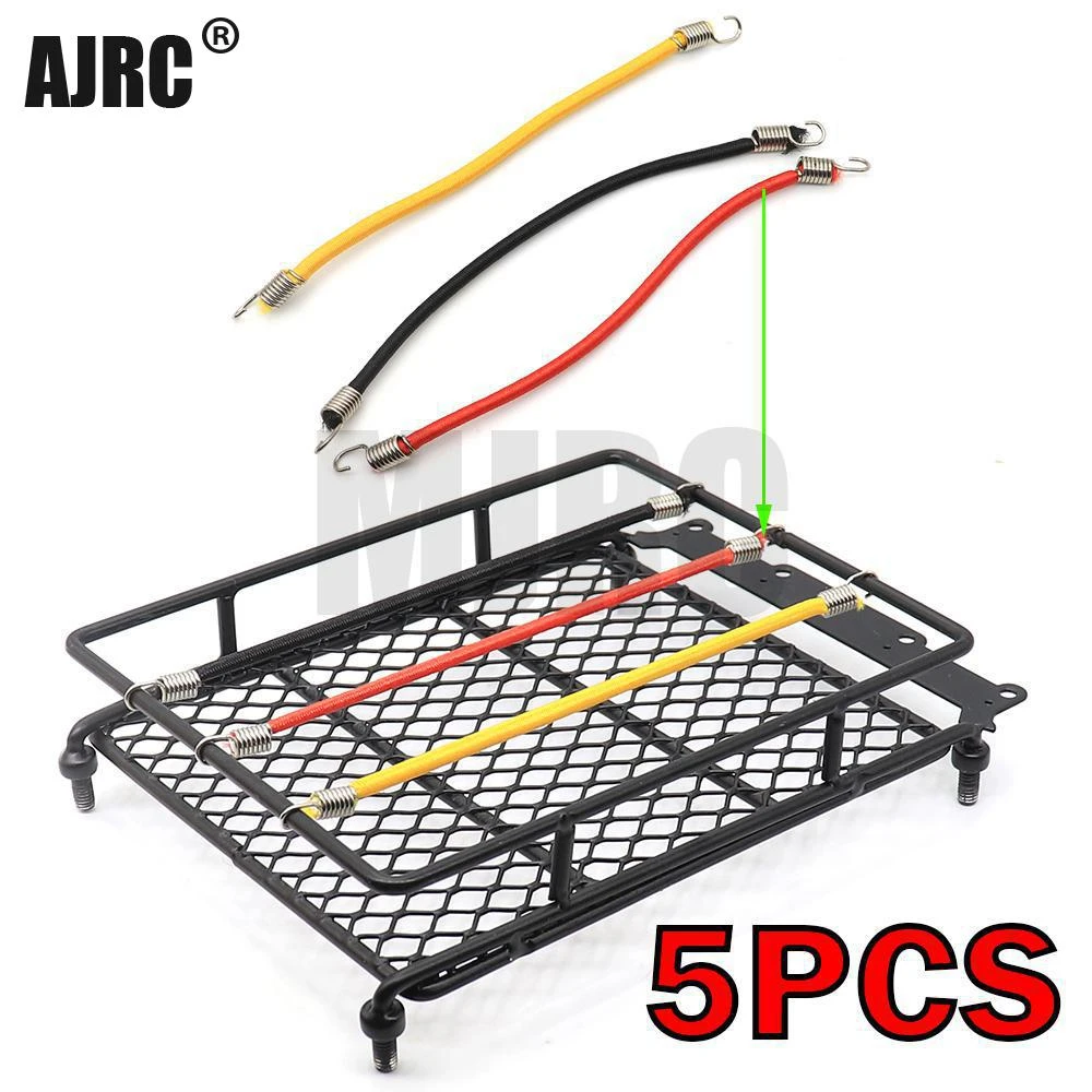 Elastic Luggage Net W/Hook for 1/10 SCX10 D90 TRX4 RC Truck Roof Rack Crawler Elastic Luggage Net W/Hook for 1/10 SCX10 D90 TRX4 RC Truck Roof Rack Crawler