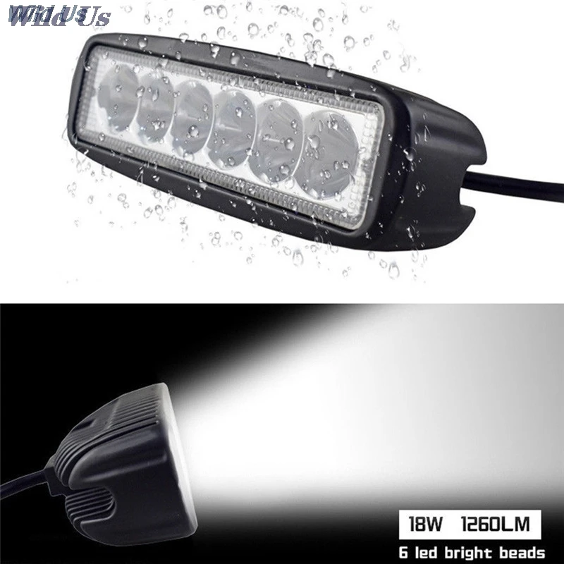 Universele Mistlampen Led Bar Auto Flood Lamp Rijden Offroad Led