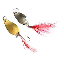 ABLB -- приманка для рыбалки, блестящая металлическая приманка, летающая жесткая приманка с пером воблер карп, рыболовные снасти, вращающийся