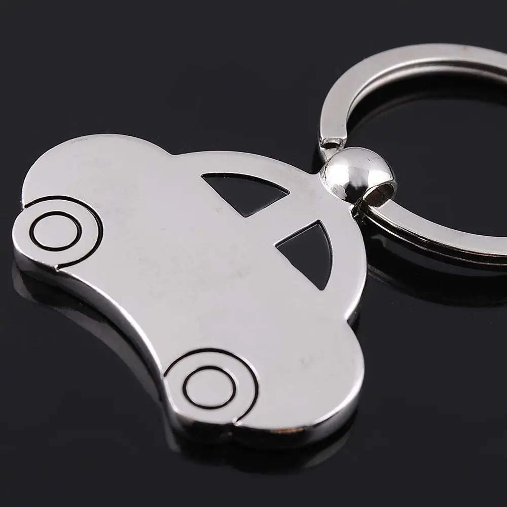 

Creative Classic Style Beetle Car Keychain Metal Model Key Chain Customizable Enterprise Logo Lettering