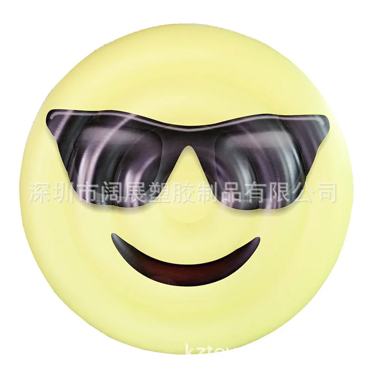 

Currently Available Thick Environmentally Friendly PVC, Inflatable 160 Cm Smiley Floating Row Expression Floating Row Floating B