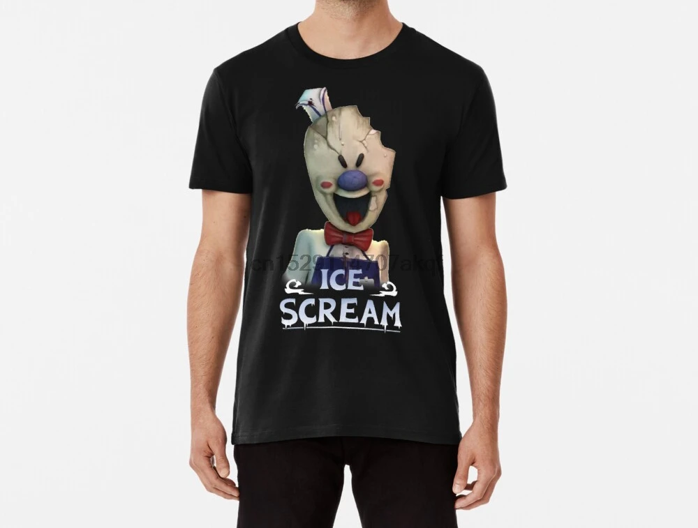 Мужская забавная футболка с мобильным ужасом игрой ледяным криком tshirs женская |