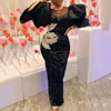 Oke African Bodycon Sequence Gown