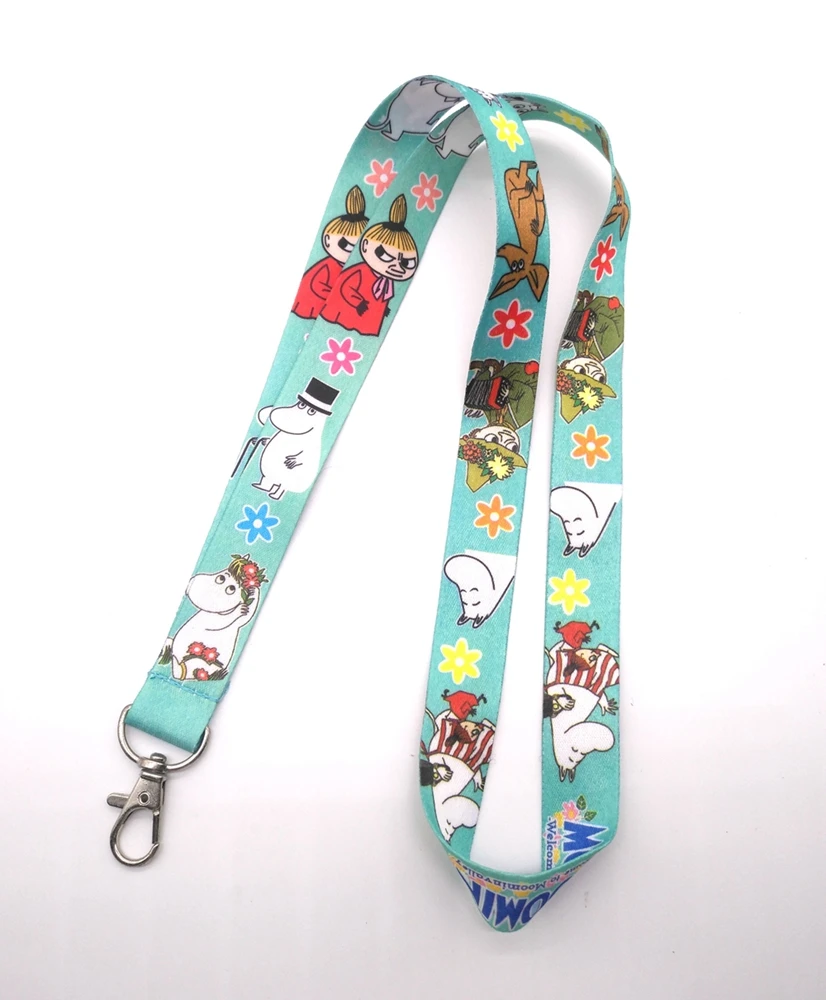 

10pcs/20pcs/30pcs anime hippo Witch Neck Strap Lanyards Card Holders Bank Neck Strap Card Bus ID Holders Rope Key Chain