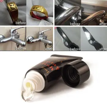 

5ML Metal Jewelry Polishing Paste Scratch Repair Rust Removal Cleaner for Alloy Brass Gold Jewelry Cleaning Paste