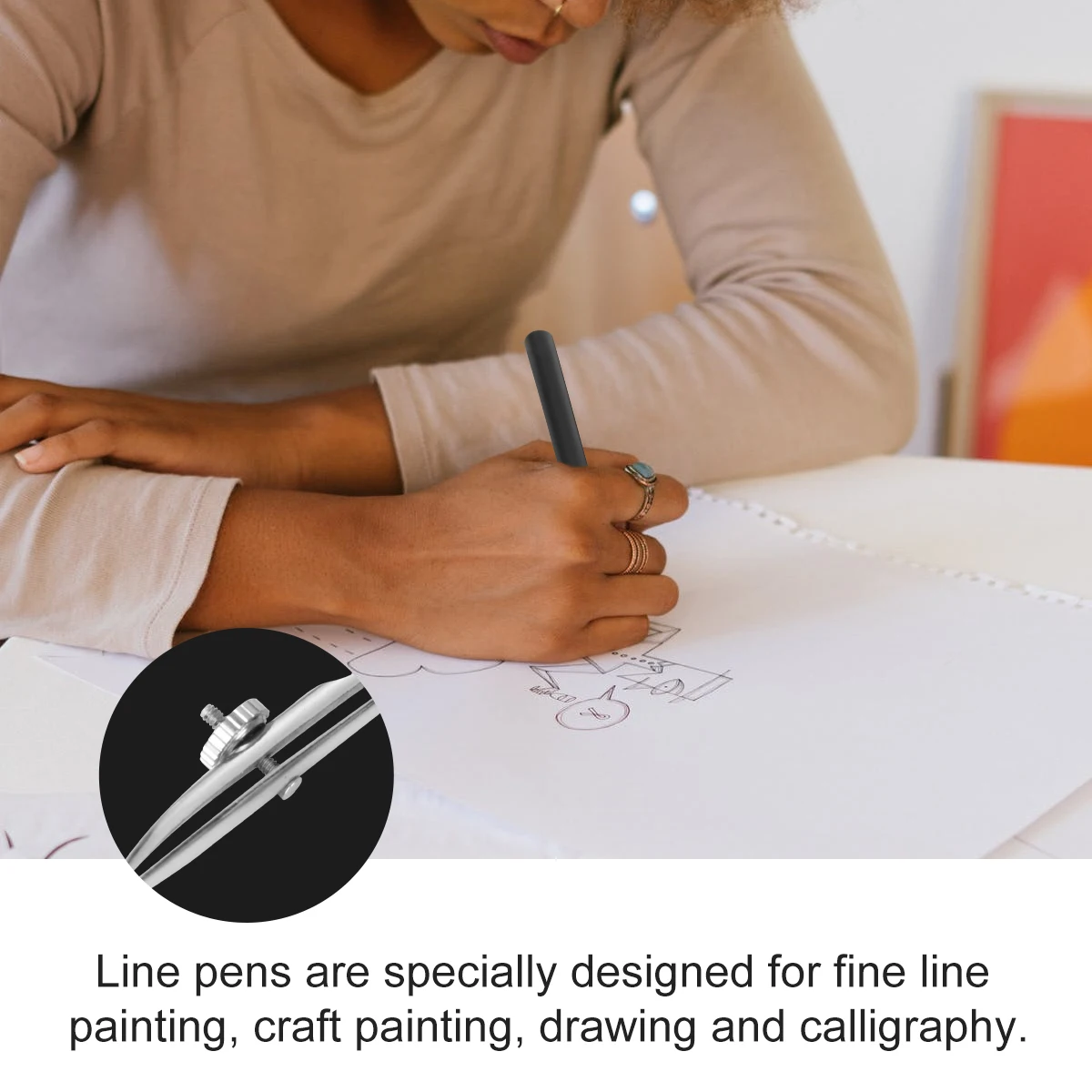 3Pcs Art Ruling Pen Adjustable Masking Fluid Pen for Cartography  Calligraphy