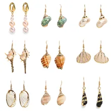 Новинка, Милые простые серьги-подвески в виде розы, цветов, Луны, крестик Love Heart, висячие серьги для женщин, золотые, серебряные, маленькие серьги