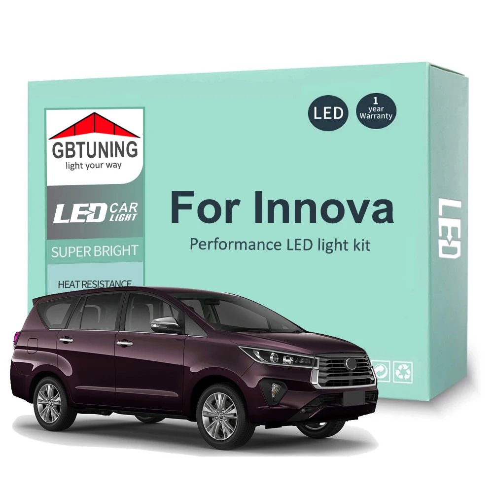 

Комплект светодиодных ламп для салосветильник Toyota Innova Kijang Innova 2004-2018 2019 2020 2021
