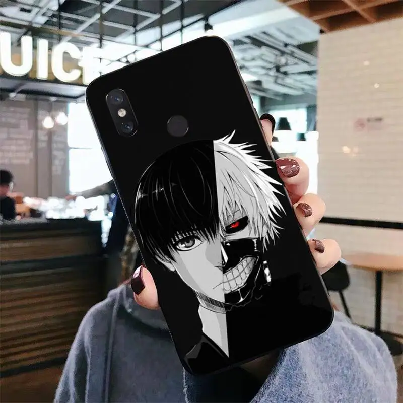 FHNBLJ Tokyo Ghoul Trendy Anime Kaneki Ken Phone Case for Xiaomi mi 9 8 10 5 6 lite F1 SE Max 3 2 mix 2s