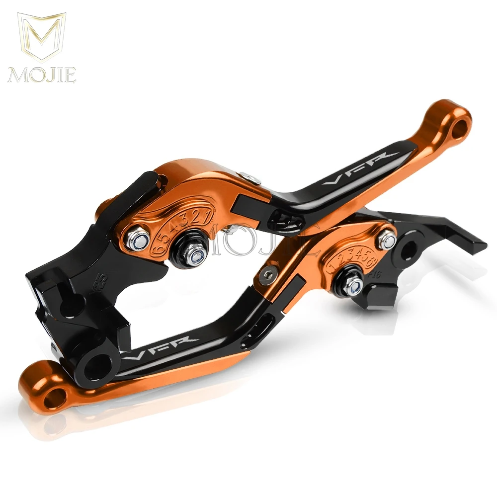 Для Honda VFR800/F Fi/W1 VTEC VFR 800 800F F Fi W1 VTEC аксессуары для мотоциклов ЧПУ Регулируемые Выдвижные Тормозные Рычаги Сцепления
