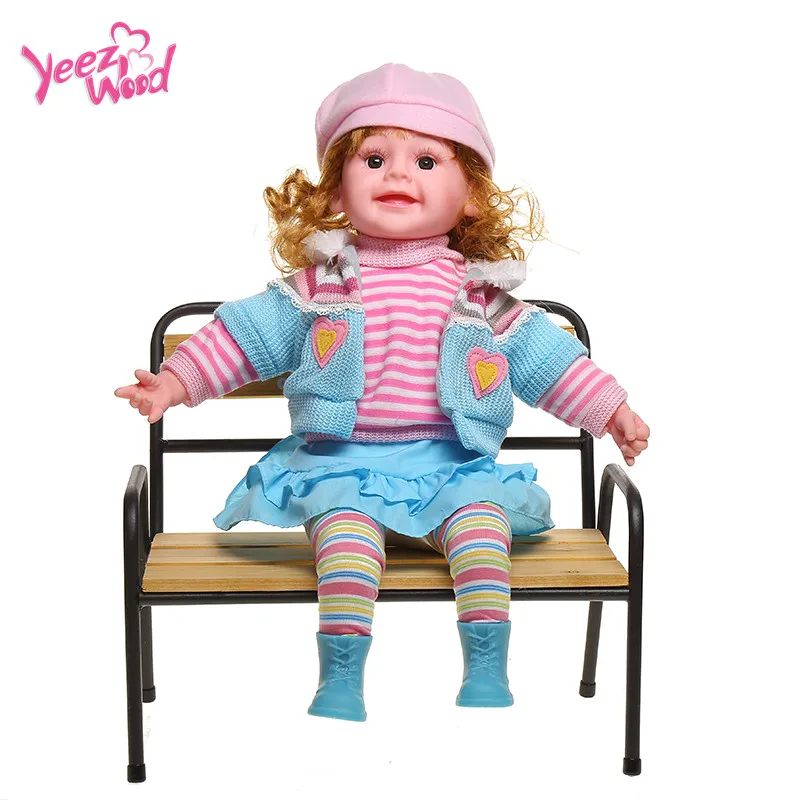 45 см Силиконовая Реалистичная кукла для девочек, ручная работа, силиконовая кукла bonecas brinquedo menina bonecas infantil meninas Playmates Toy