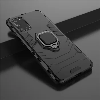 

500pcs Magnet Suction Armor Hard Case Cover Stand For Samsung Galaxy S20 Ultra Note 10 Lite A01 A11 A21S A31 A41 A51 A71 A81 A91