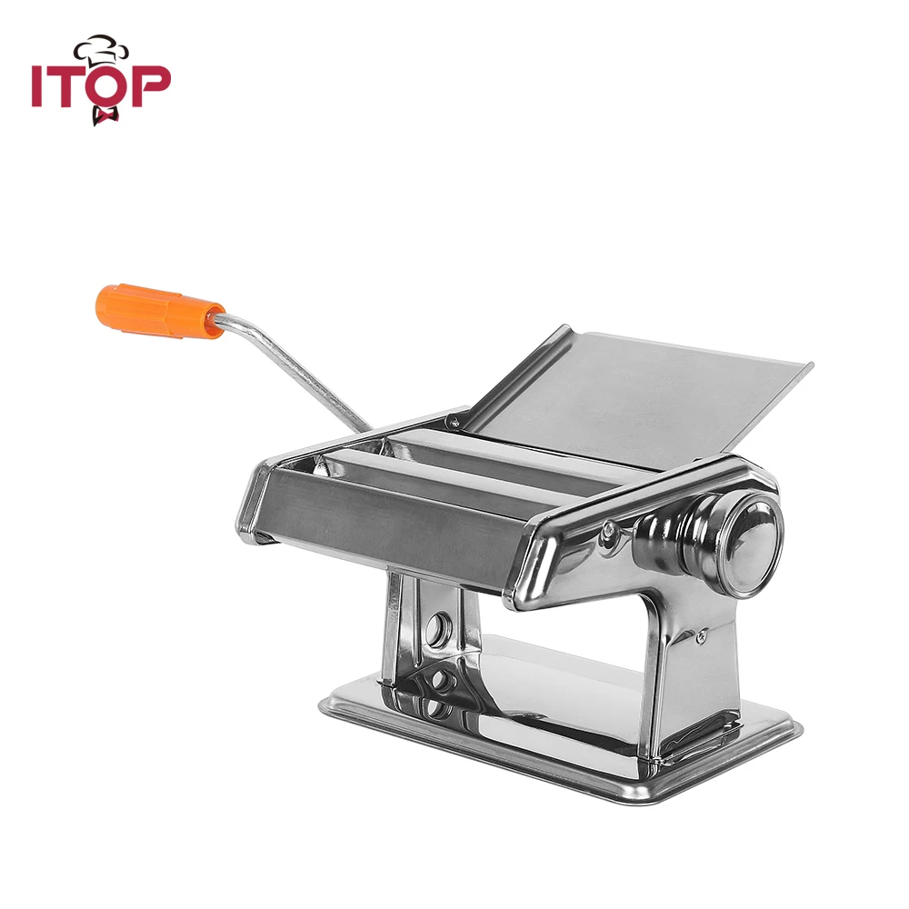 

ITOP 2/3 Blades Manual Noodle Machine Household Multi-function Pasta Machine Noodle Maker Dough Press Gear Stainless Steel