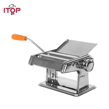 

ITOP 2/3 Blades Manual Noodle Machine Household Multi-function Pasta Machine Noodle Maker Dough Press Gear Stainless Steel
