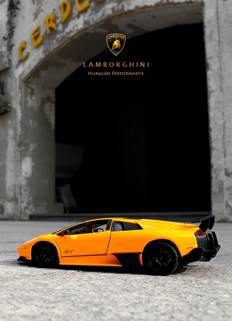 Bburago 1:24 Lamborghini LP670-4SV сплав модель автомобиля бойфренд подарок моделирование сплав коллекция автомобилей