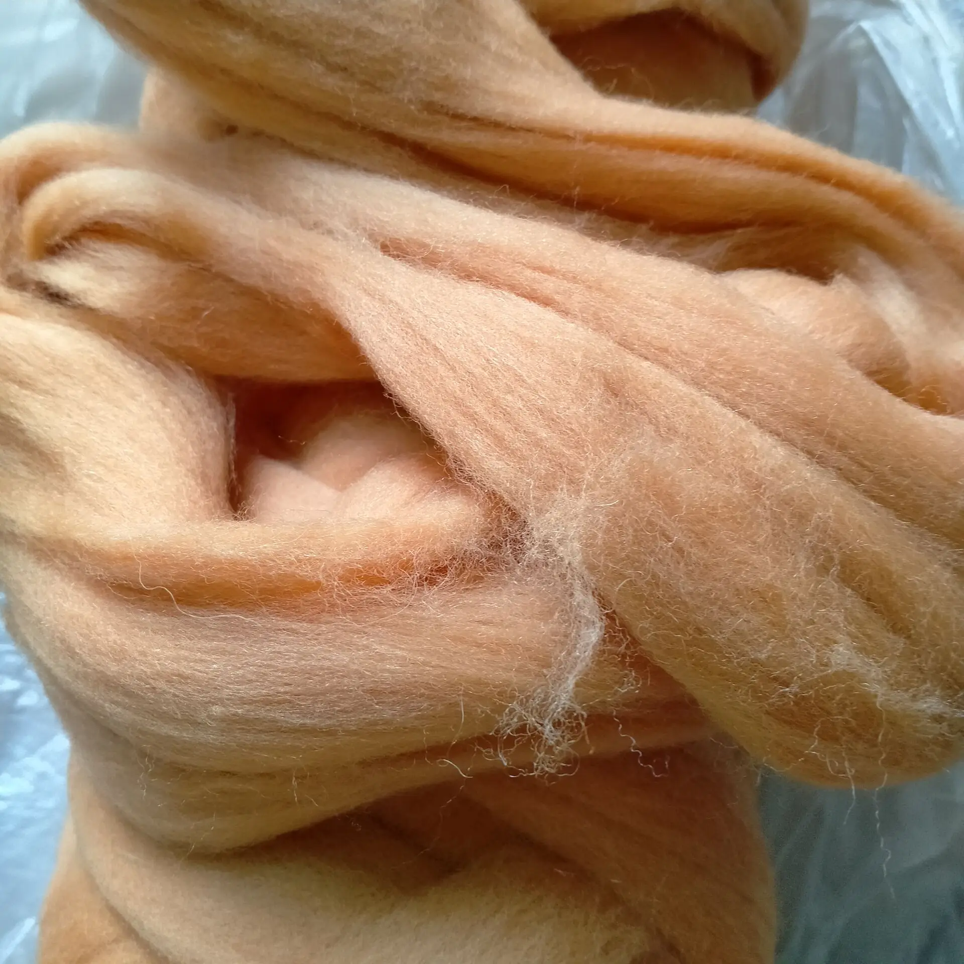 1 set 50G 100g wool For felting DIY work pad three needles can made cute animals needle set