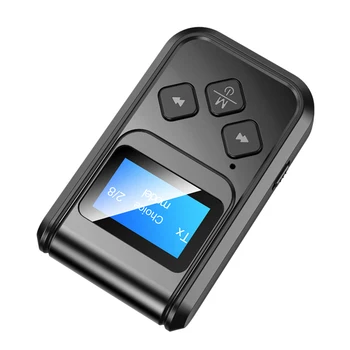 

Bluetooth Audio Receiver Transmitter 3.5mm Handsfree Adapter w/ LCD Display for Car Safety Protection Accessaries Supplies