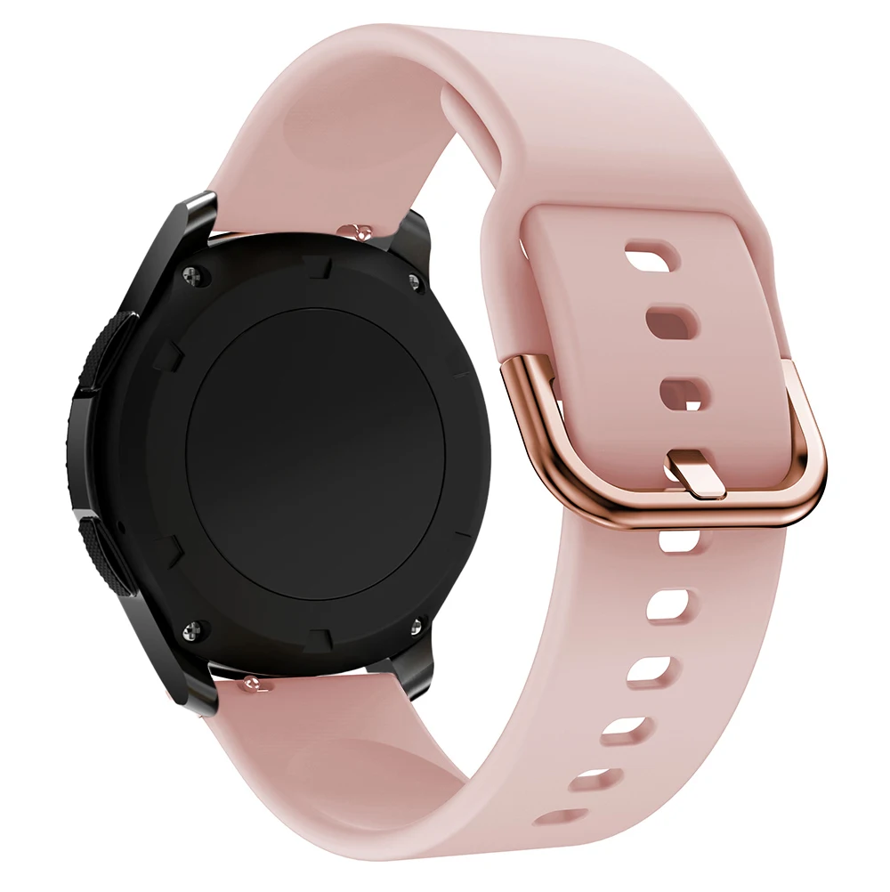 22 мм силиконовый сменный ремешок для samsung gear S3 классический быстросъемный браслет для samsung Galaxy 46 мм Смарт-часы