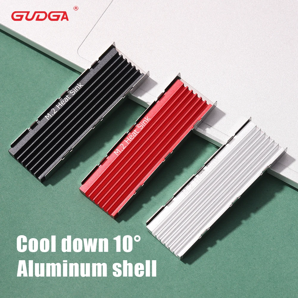 GUDGA NVMe SSD Radiator Aluminum Heat Sink Cooling Pads NGFF M.2 2280 Solid State Hard Disk Thermal Cooler Past For PCIE M2 | Компьютеры и