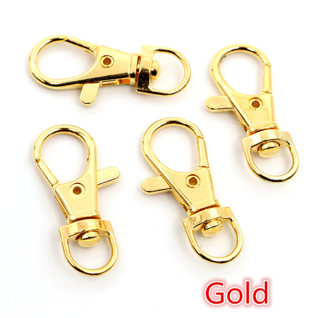 32mm 36mm 38mm Bronze Rhodium Gold Silver Plated Jewelry Findings,Lobster Clasp Hooks for Necklace&Bracelet Chain DIY