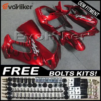 

Custom motorcycle fairing for VFR1000F 1997-2005 ABS plastic motorcycle panels red+gifts