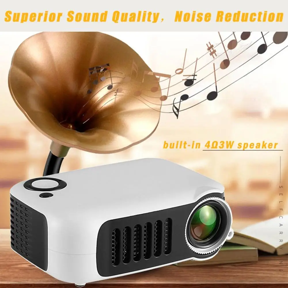 

HD 1080P Mini Portable Pocket Projector Movie Video Projectors Home Theater HDMI Entertainment Projection