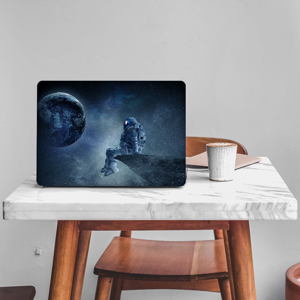 Mtt-capa do Astronauta para Macbook Pro 13 14 15 16 m1 Laptop Case 136 Chip m2 A2681 A2338 A2681 2023 - Imagem 5