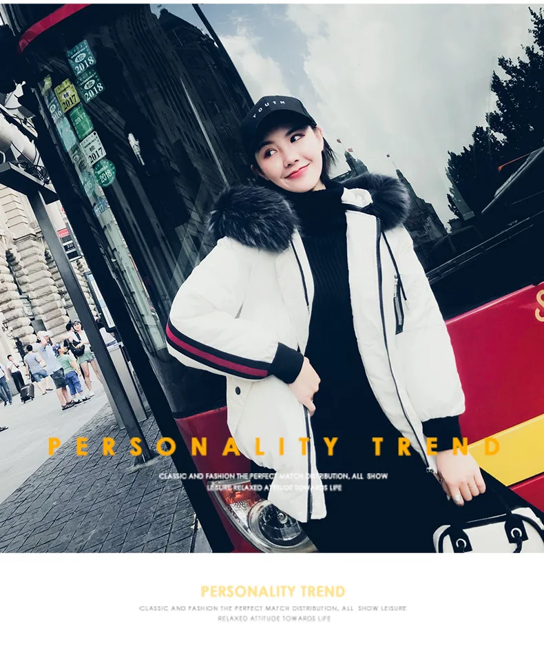 Off Season Small Cotton-Padded Jacket Women's Short New Style Korean-style down Jacket Cotton-padded Clothes Winter BF Stud