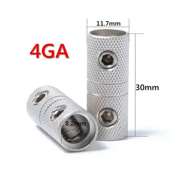 

1 Pair Wire Couplers Terminal Butt Connectors 8GA AWG Gauge Joiner Barrels
