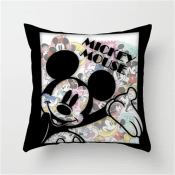 

Disney Cartoon Mickey Minnie Mouse Car Sofa Throw Pillow Back Cushion Cute Children's Day Gift Action Figure Collect Model M4663