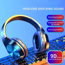 Hq t5 v5.0 3d fone de ouvido bluetooth com microfone de ouvido sem fio
