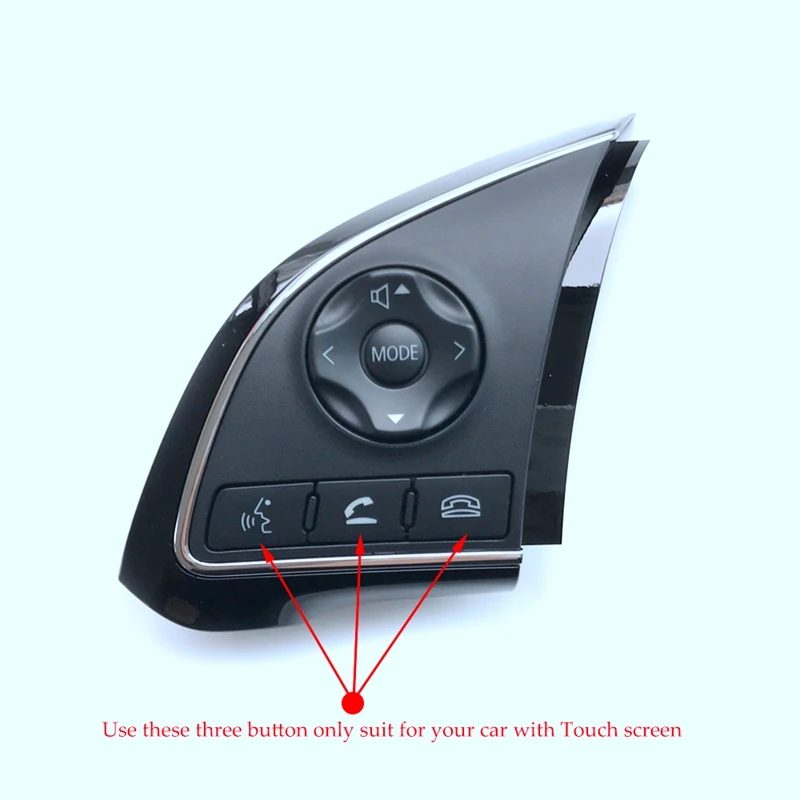 For Mitsubishi Outlander Xpander Cruise Control Switch Steering Wheel Control Switch Button Audio Volume Switch