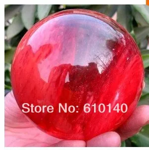 Корабль Хрустальный Вишневый красный чудесный симпатичный кварц Сферический