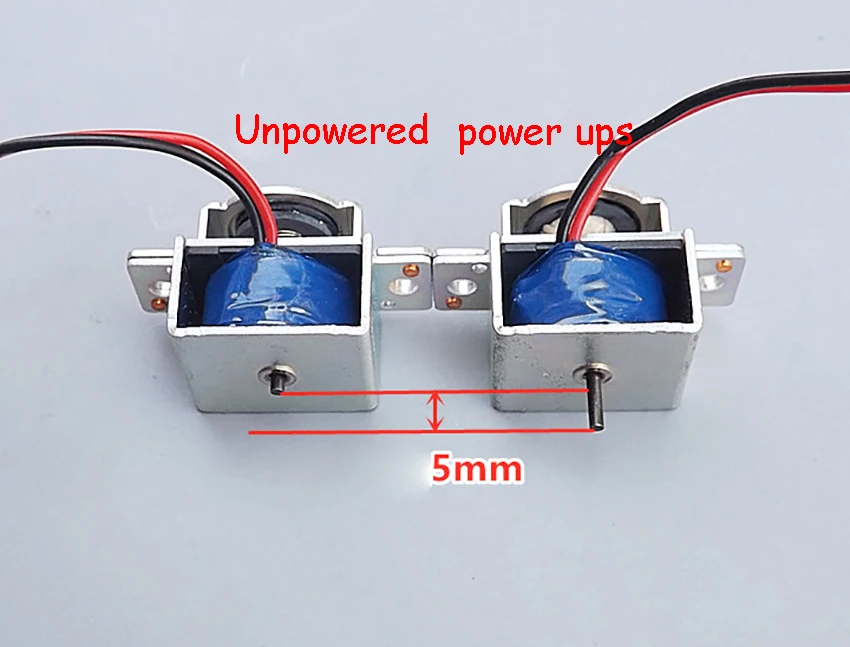 Миниатюрный электромагнит, ингаляемый через Push-pull Тип микроэлектромагнит DC 5V 6V 9V 12V DIY магнитные материалы